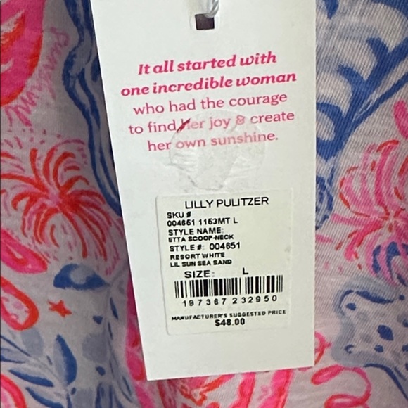 Lilly Pulitzer Etta Tee - Picture 4 of 6